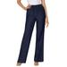 Plus Size Women's Drawstring Denim Wide-Leg Pant by Woman Within in Indigo (Size 30 W) Pants