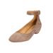 Plus Size Women's The Pixie Pump by Comfortview in Dark Taupe (Size 10 1/2 W)