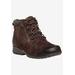 Wide Width Women's Delaney Bootie by Propet in Brown (Size 11 W)