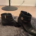 Coach Shoes | Boots | Color: Black/Gold | Size: 8