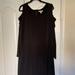 Michael Kors Dresses | Michael Kors Plus Size Cold Shoulder Dress | Color: Black | Size: 3x