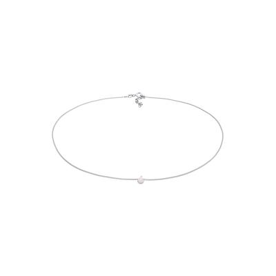 Elli Choker Rosa Quarz Solitär Anhänger 925 Silber silberfarben Damen Image