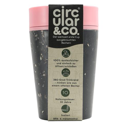 Circular&Co – Kaffeebecher 2Go 227 ml Trinkflaschen Schwarz