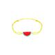 Elli - Kinder Melone Bunt Nylon Sommer 925 Silber Armbänder & Armreife Damen