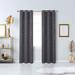 Latitude Run® Blackout Curtain Foil Printed Constellation Pattern Curtains Grommet Light Blocking Window Drapes Polyester in Gray | 108 H in | Wayfair