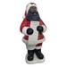 The Holiday Aisle® Resin African American Santa Claus Holding a Naughty & Nice List Statue Resin in Black | 36 H x 17 W x 15 D in | Wayfair