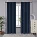 Latitude Run® Maksymilan Room Darkening Curtains Back Tab & Rod Pocket Thermal Insulated Blackout Curtains in Green/Blue/Navy | 63 H in | Wayfair