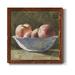 Wexford Home Bowl Of Peaches I - Wall Art Canvas, Wood in Indigo/Pink/Red | 17 H x 17 W x 1.5 D in | Wayfair BARN01-2755102-S04C