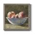 Wexford Home Bowl Of Peaches I - Wall Art Canvas, Wood in Indigo/Pink/Red | 27.5 H x 27.5 W x 1.5 D in | Wayfair BARN03-2755102-S02C