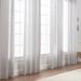 Chanasya Silky Lightweight Bedroom Light Filtering Window Curtain (Set of 2)