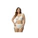 Plus Size Women's Full-Lace Underwire Bra by Elila in Ivory (Size 34 DD/E)