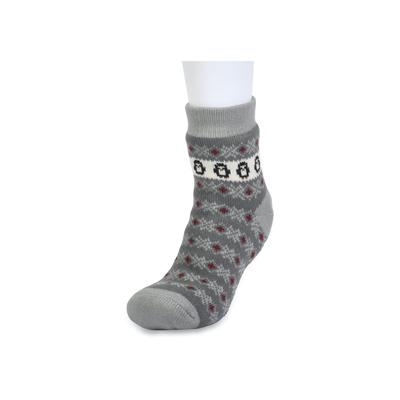 Women's Cuffed Ankle Cabin Sock by GaaHuu in Penguin (Size ONE)