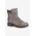 Women's Logger Banff Ankle Bootie by MUK LUKS in Grey (Size 6 M)