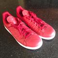 Adidas Shoes | Adidas Originals Stan Smith Leather Croc Red Shoes Men 10 | Color: Red | Size: 10