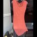 Free People Dresses | Free People Rare Heather Pink Short Sleeve Asymmetric Midi Tee Shirt Dress | Color: Orange/Pink | Size: S