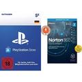 Norton 360 for Gamers 2021 | 3-Geräte Norton Gamers + PSN Guthaben-Aufstockung | 5 EUR | deutsches Konto | PS5/PS4 Download Code