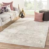 White 47 x 0.25 in Area Rug - Trent Austin Design® Manzi Abstract Gray Area Rug Polyester/Viscose | 47 W x 0.25 D in | Wayfair