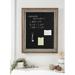 Rosalind Wheeler Deely Magnetic Wall Mounted Chalkboard Wood in Black/Brown | 30 H x 24 W x 1.25 D in | Wayfair 19869BDC7E56423484C973EB0C631367