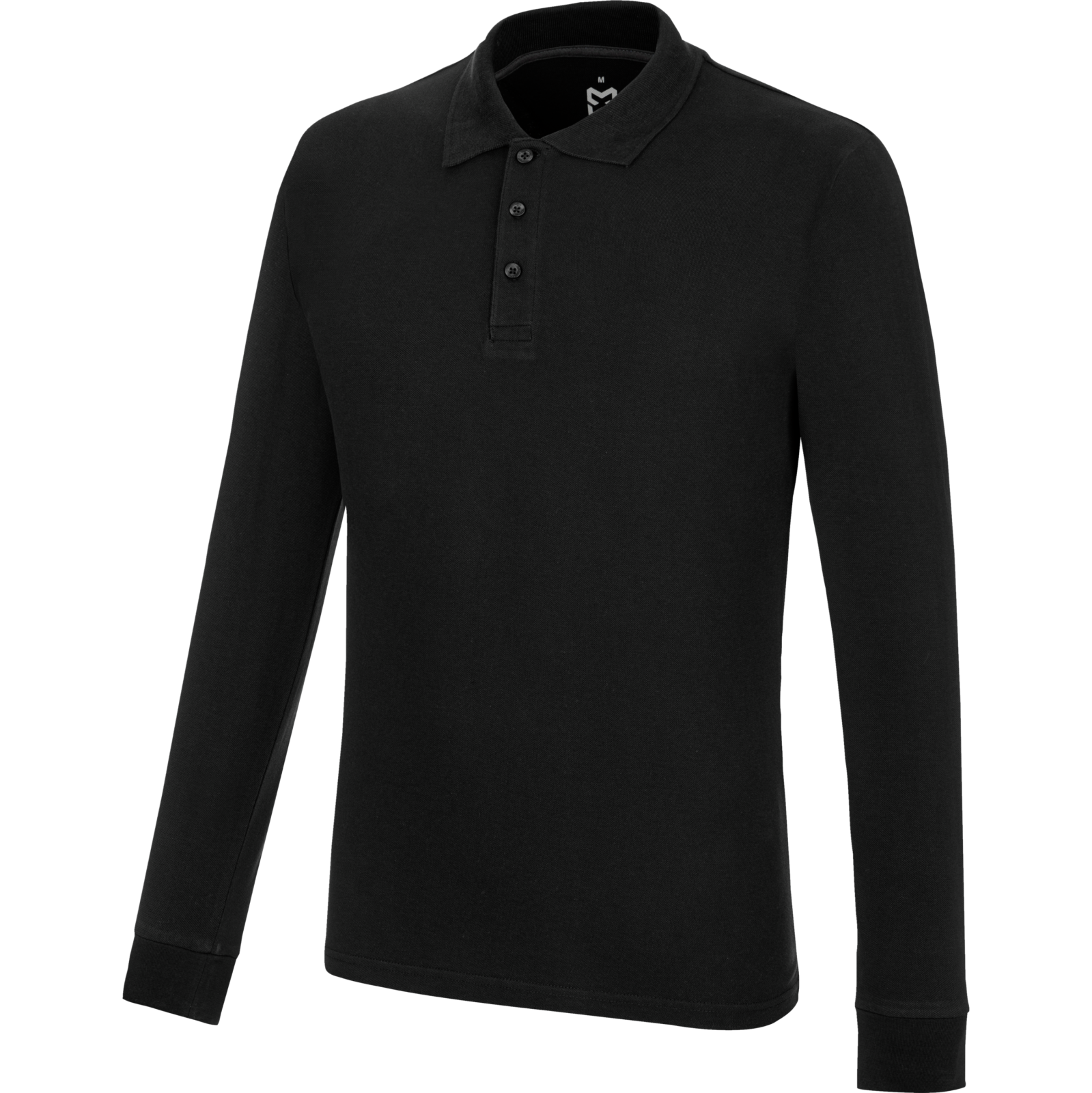 Polo de travail à manches longues Job+ noir Würth MODYF