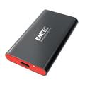 Emtec ECSSD128GX210 Tragbare SSD-Festplatte – 3,2 Gen2 – Kollektion X210 Elite – 3D NAND – 128 GB, 128 GB – Metallgehäuse