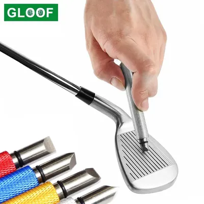Outil de nettoyage pour têtes de Clubs de Golf affûteur de rainure U & V à coins en fer outil de