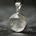 Collier pendentif météorite Gibeon pour femme et homme véritable fer naturel étoile de DAVID