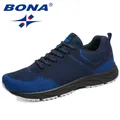 BONA – chaussures de course confortables à lacets pour hommes baskets d'athlétisme de marche en