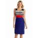 Nine West Dresses | Nwt Nine West Striped Colorblock Sheath Dress | Color: Tan | Size: 4