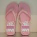 Pink Victoria's Secret Shoes | Like New Pink Victoria's Secret True Pink Love Flip Flops | Color: Pink | Size: 7