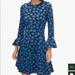 Kate Spade Dresses | Nwot Kate Spade Seascape Ponte Floral Dress | Color: Black/Blue | Size: S