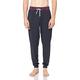 BOSS Mens Balance Pants Logo Pyjama Bottoms in Stretch Cotton with Modal Dark Blue