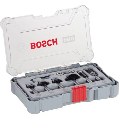 Rand- und Kantenfräser-Set 6-teilig 8-mm-Schaft für Oberfräsen 2607017469 – Bosch