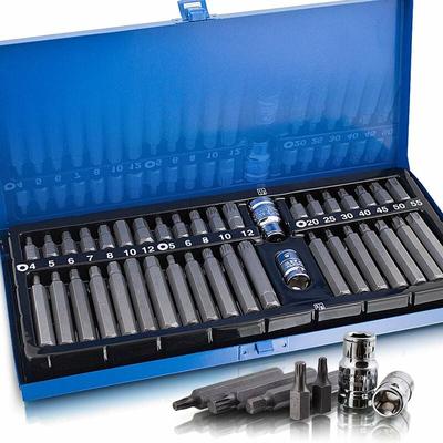 41tg Bitset Bitsatz Bitbox Vielzahn Steck Torx Innen Sechskant Nuss Nüsse Image
