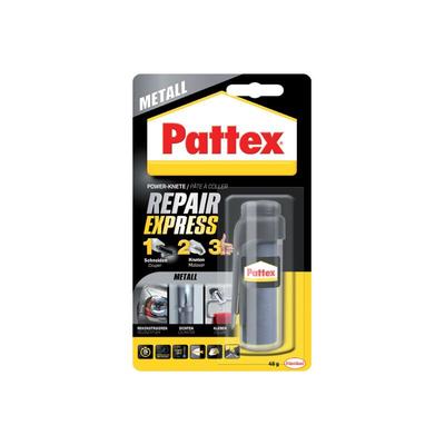 Pattex Repair Express Metall Powerknete 48 g, metallfarben Spezialkleber