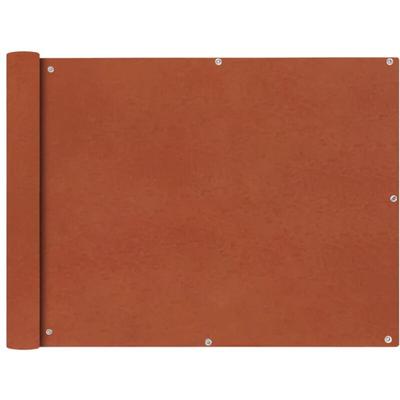 Vidaxl - Balkon-Sichtschutz Oxford-Gewebe 90x600 cm Terrakotta-Rot Image