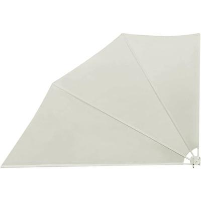 Faltbarer Balkonfächer Creme 160×240 cm Vidaxl Image