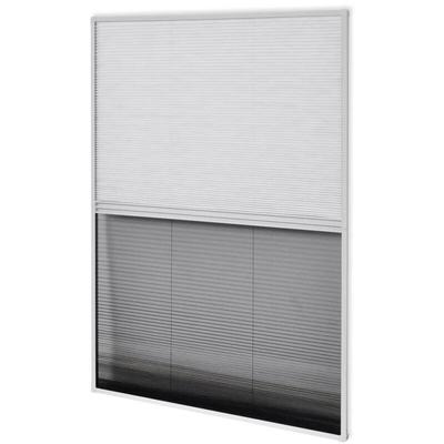 Vidaxl - Insektenschutz-Plissee für Fenster Jalousie Aluminium 80x100 cm Image