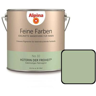 Alpina - Feine Farbe No 10 2,5 l Edelmütiges Patinagrün Hüterin der Freiheit