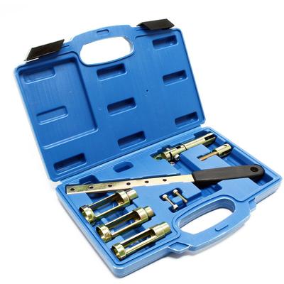 Universal Ventilfederspanner Set 8-teilig, Ventilfederpresse für 8V, 12V, 16V Motoren, Ventilfeder