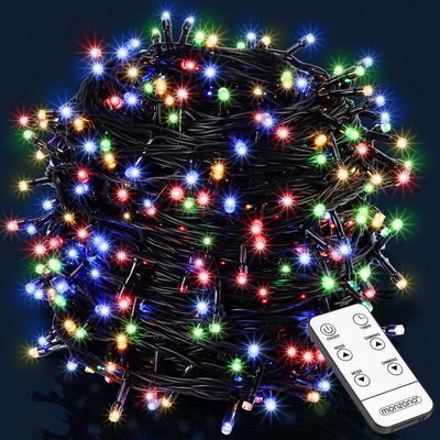 Deuba - monzana® 700 led Lichterkette Außen IP44 mit Timer Fernbedienung Innen Außen 8 Leuchtmodi Image