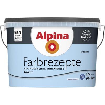 Alpina - Farbrezepte Frisches Himmelblau 2,5 l Luftschloss Innenfarbe matt Image