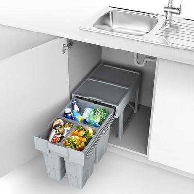 Abfalltrennsystem essensa easywaste mit 3-fach Trennung