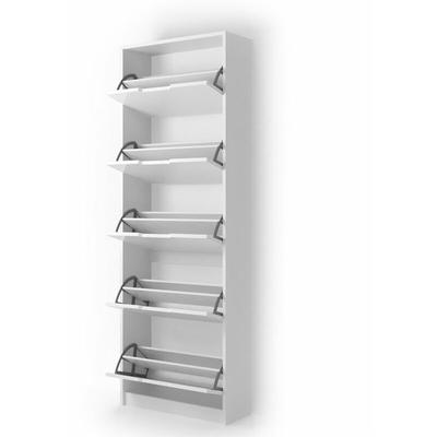 Schuhschrank Luca, Weiß, 59 x 169 cm 5 Fächer Vicco Image