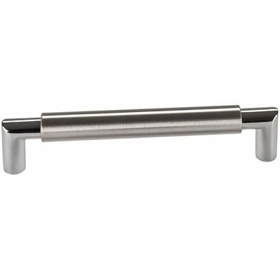 10er Pack - Stangengriff/ Relinggriff E9 ba 128 mm Edelstahl gebürstet Image