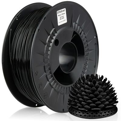 3D Drucker 1,75mm pla Filament 1kg Spule Rolle Premium Schwarz RAL9005 - Midori