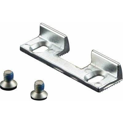 Austauschstück Typ 115 für Schließbleche 46x14,4x9 mm Zinkdruckguss silber Aufschraubstück für Image