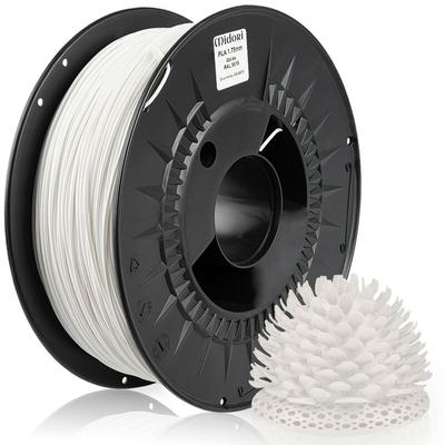 3D Drucker 1,75mm pla Filament 1kg Spule Rolle Premium Weiß RAL9016 - Midori