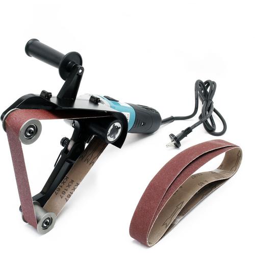 Rohrbandschleifer 760mm, 1300W, mit 3 Körnungen 80/100/120, schleifen & polieren