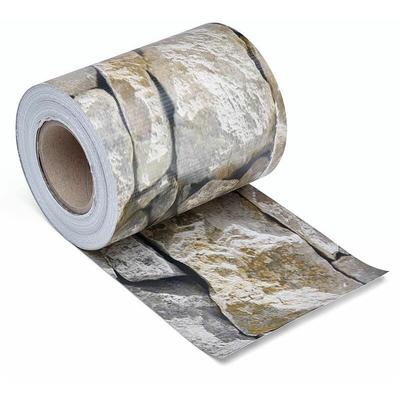 Estexo - Sichtschutzstreifen Sichtschutz Zaunblende pvc Folie Zaunfolie Doppelstabmatten Stein-Optik Image