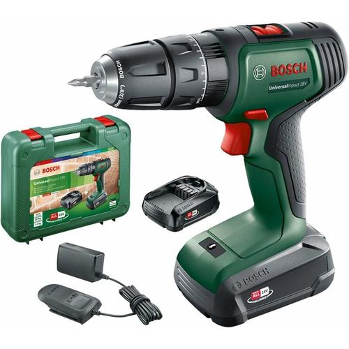 Akkuschrauber UniversalImpact 18V (2 Akku, 18 Volt System, BohrØ in Holz 30 mm) - Bosch